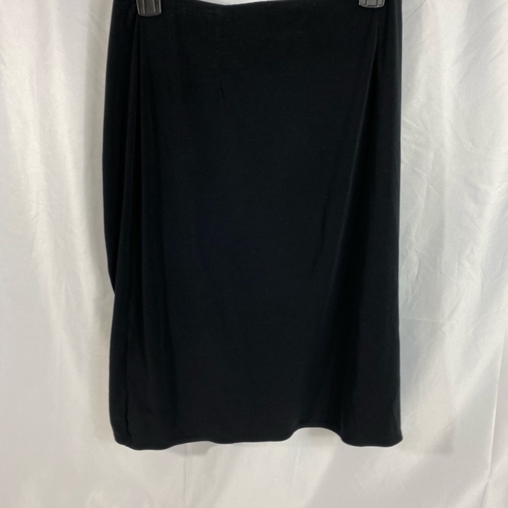 Black Knee-Length Pencil Skirt for Work